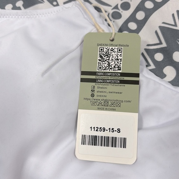 NWT Shekini one piece white bathing suit​​​​​​​​​ - Picture 5 of 13